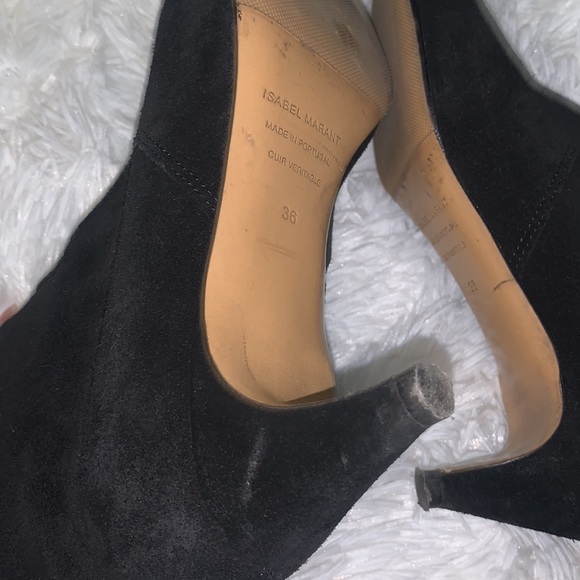 Isabel Marant Derst suede Ankle Boots - Picture 4 of 5